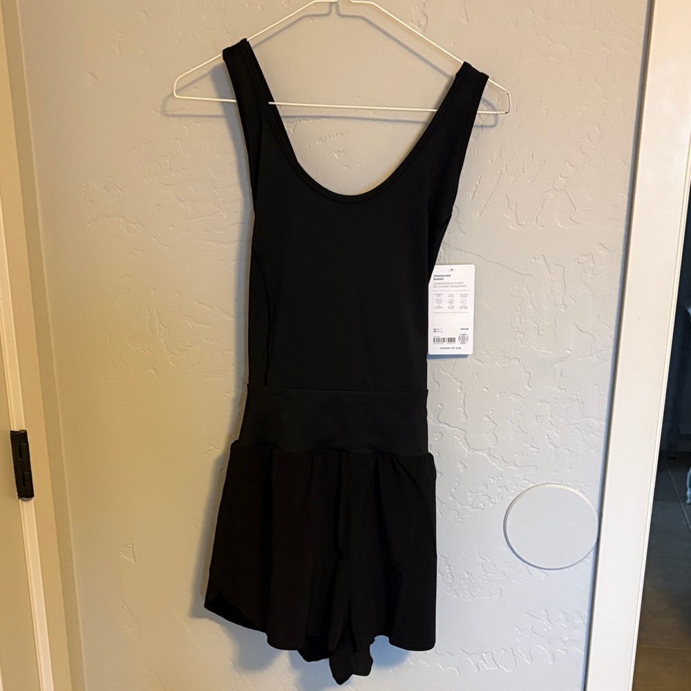 Athleta Black Crossover Runsie